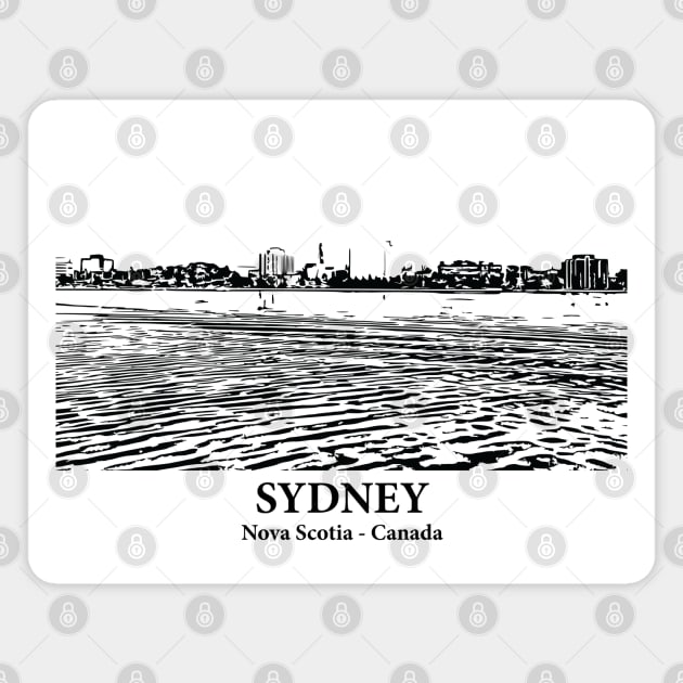 Sydney - Nova Scotia Magnet by Lakeric